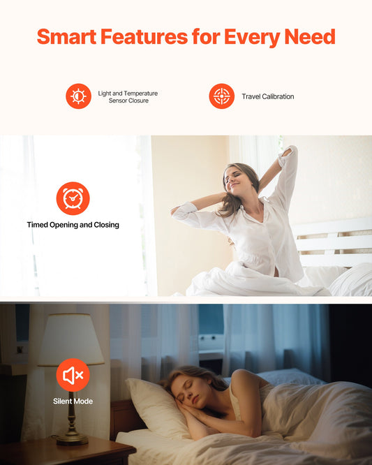 Smart Curtain Opener with App, Remote & Voice Control